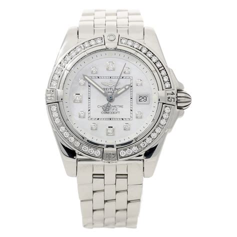 breitling diamond bezel uk|Breitling Galactic .